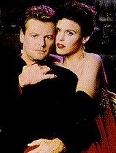 Nick Knight and his long time love, Janette, played by Geraint Wyn Davies and Deborah Duchne